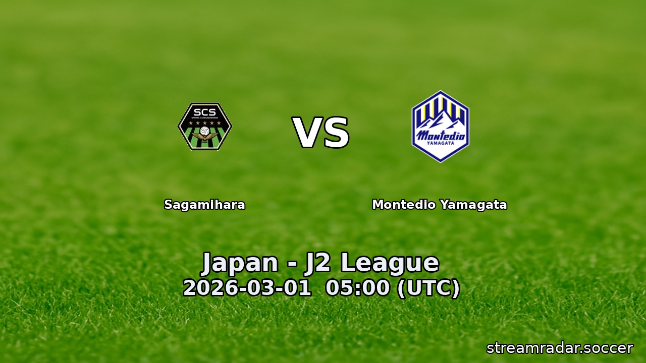 Sagamihara vs Montedio Yamagata