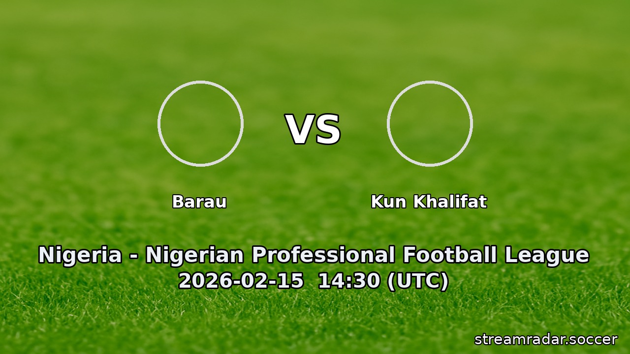 Barau vs Kun Khalifat