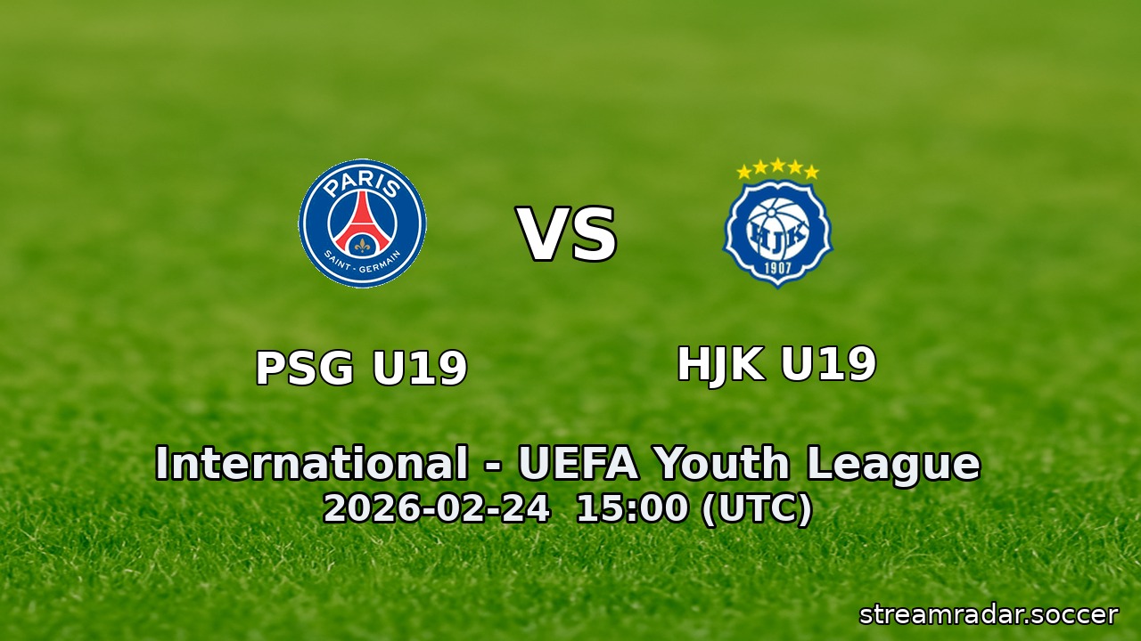 PSG U19 vs HJK U19
