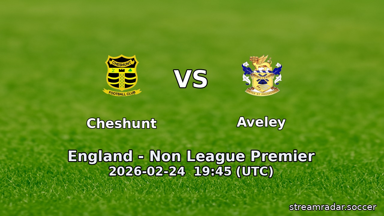 Cheshunt vs Aveley