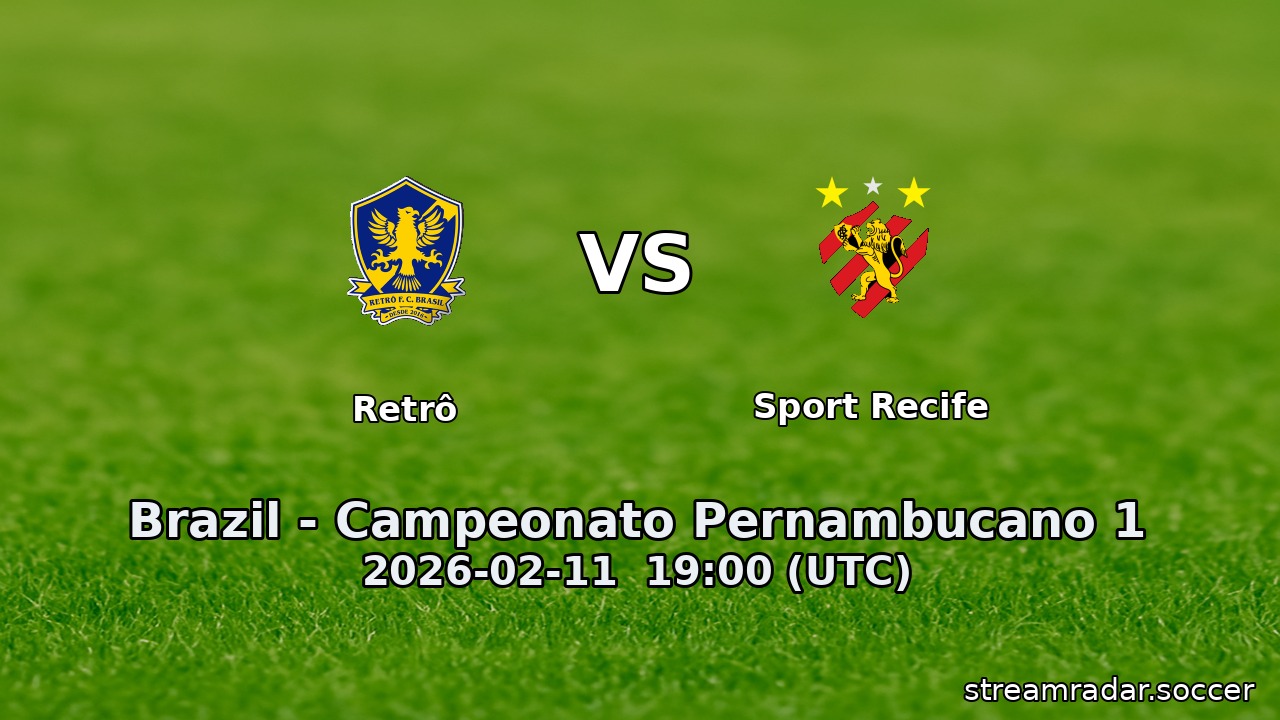 Retrô vs Sport Recife