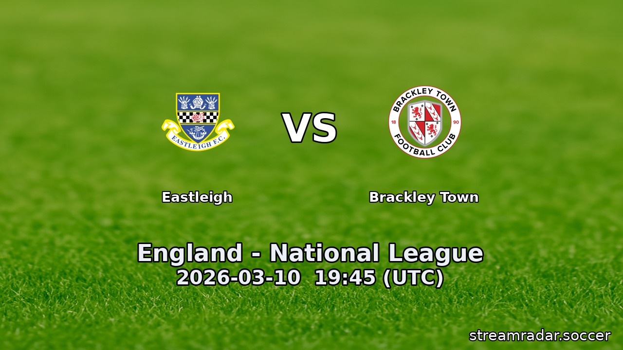 Eastleigh vs Brackley Town