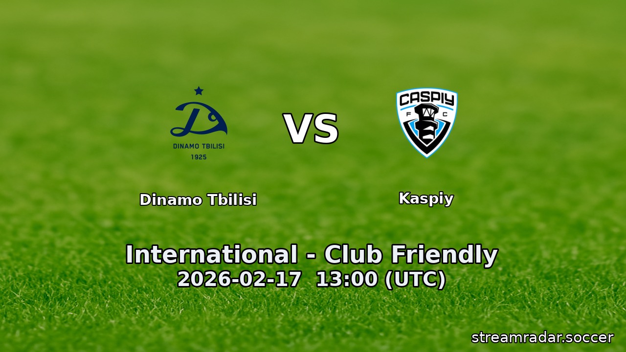 Dinamo Tbilisi vs Kaspiy