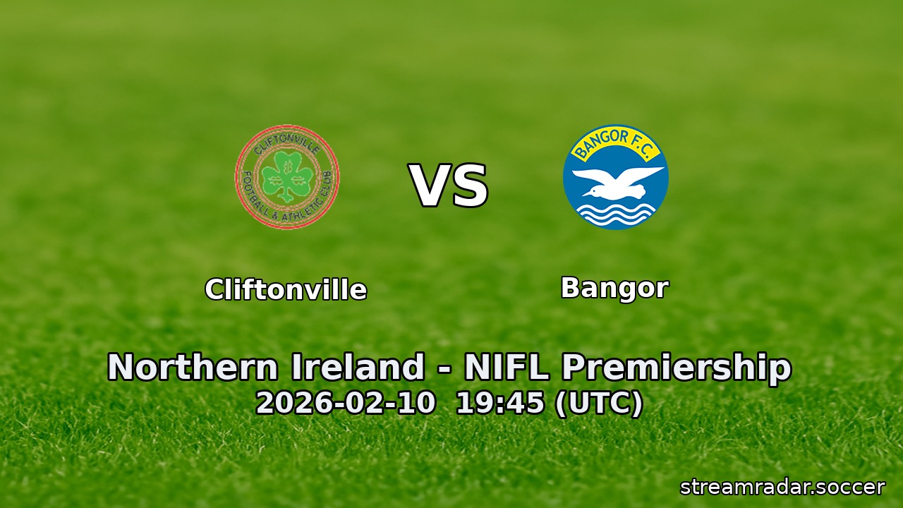 Cliftonville vs Bangor