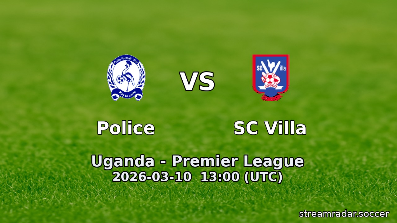 Police vs SC Villa
