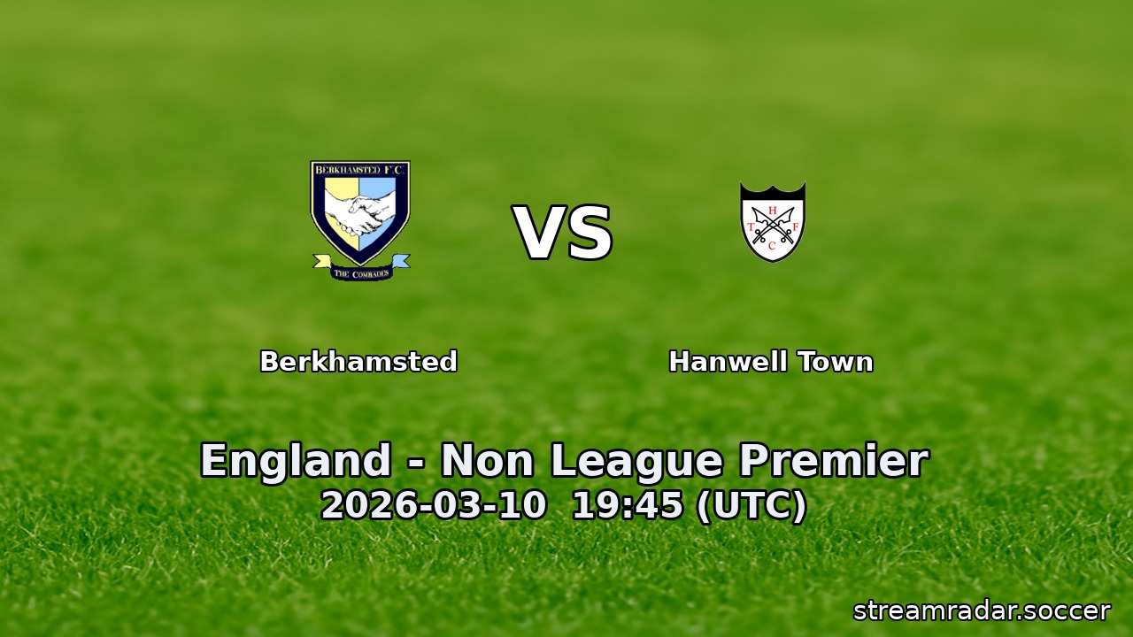 Berkhamsted vs Hanwell Town