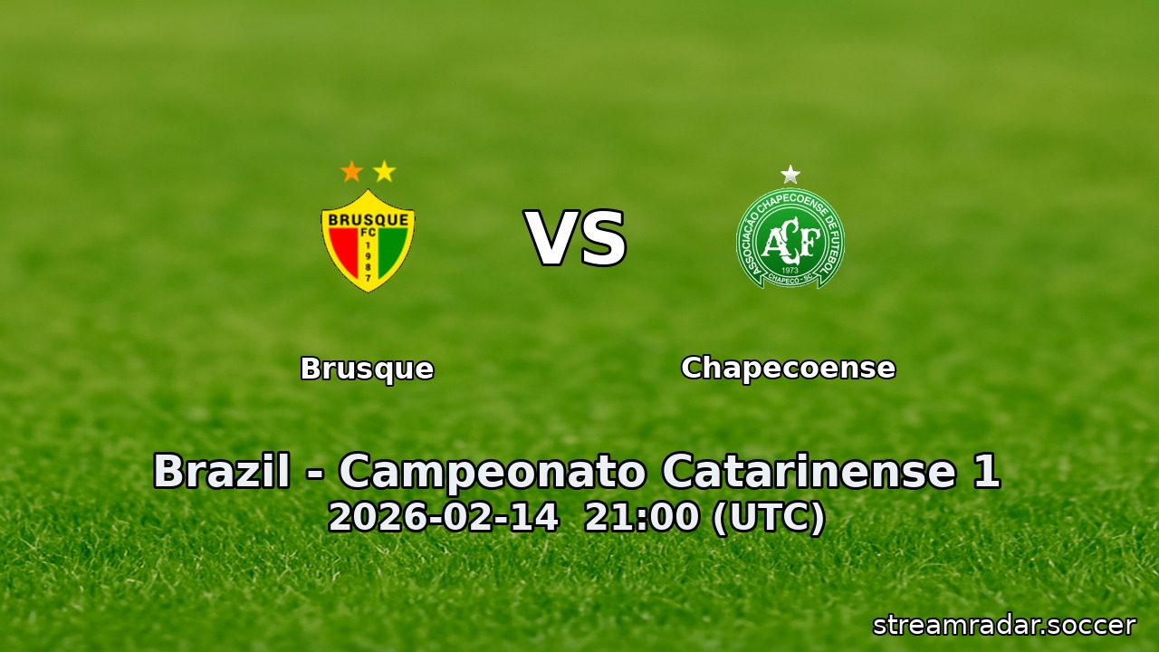 Brusque vs Chapecoense