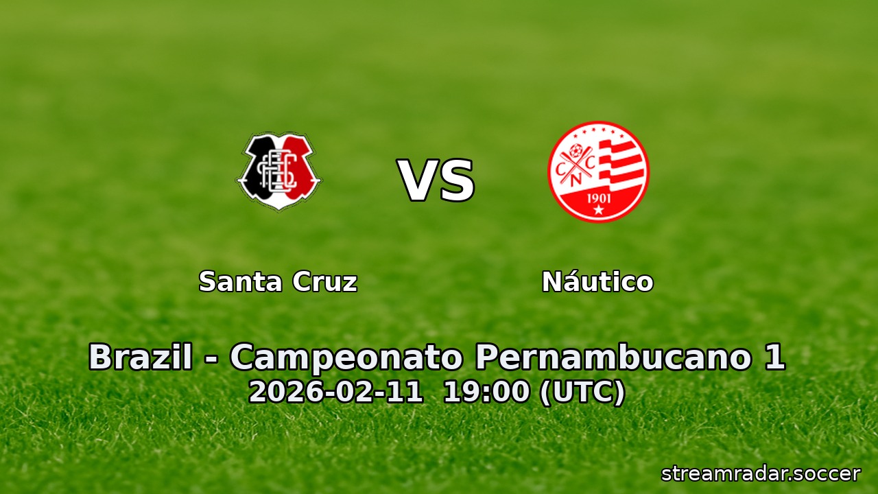 Santa Cruz vs Náutico