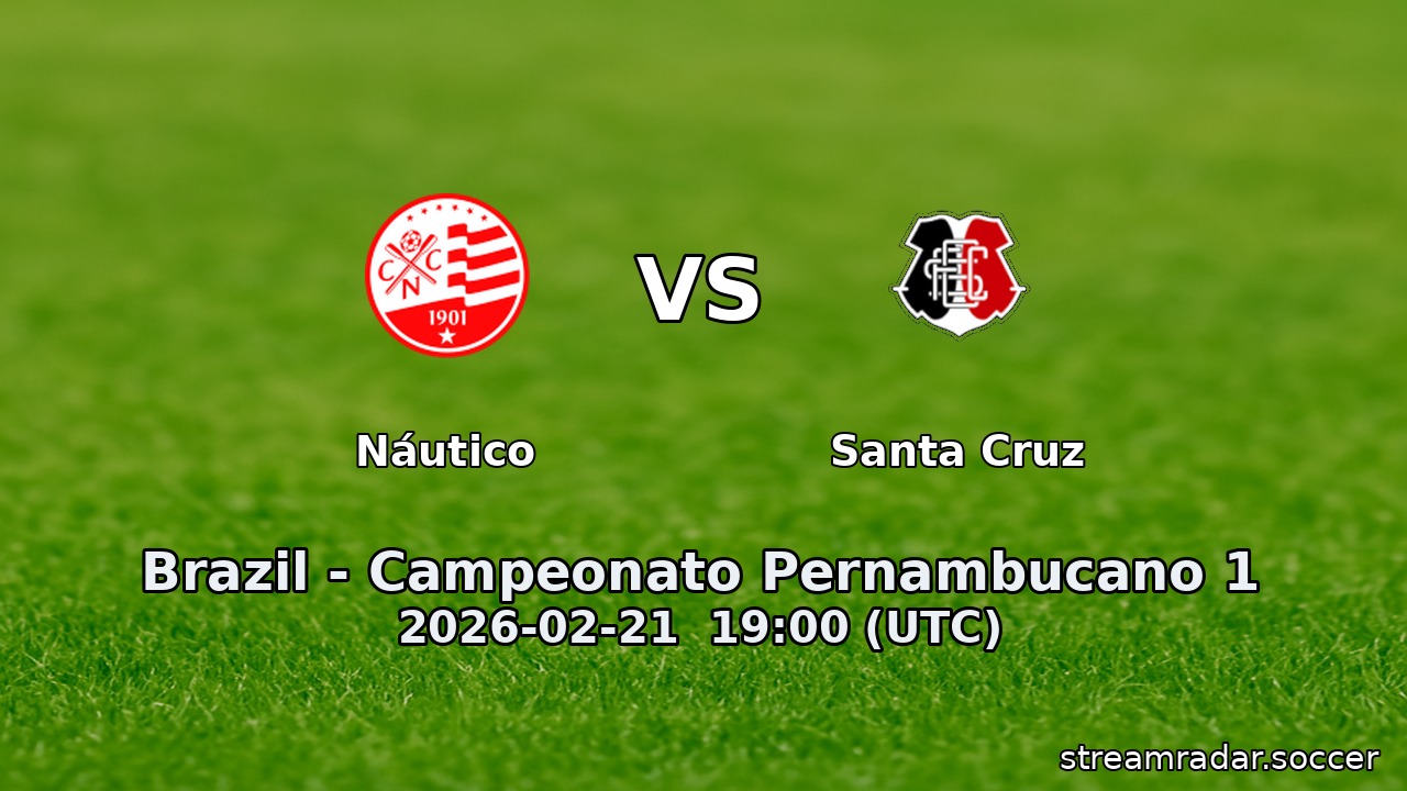 Náutico vs Santa Cruz