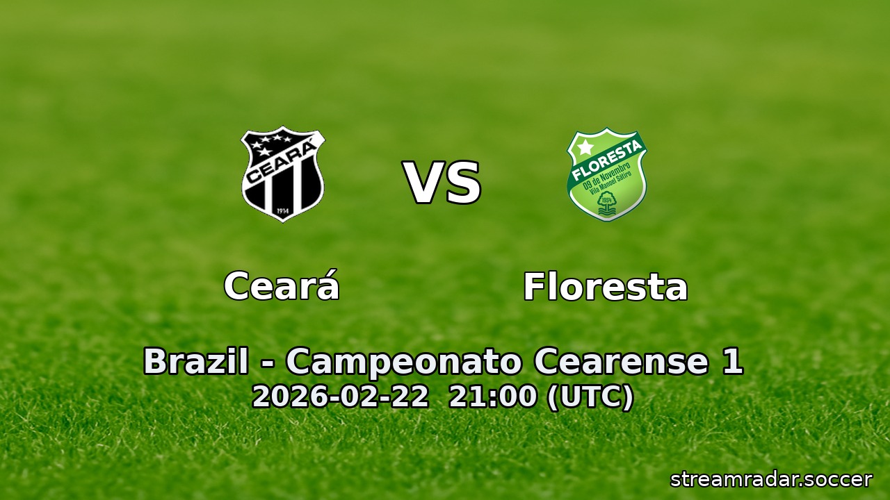Ceará vs Floresta