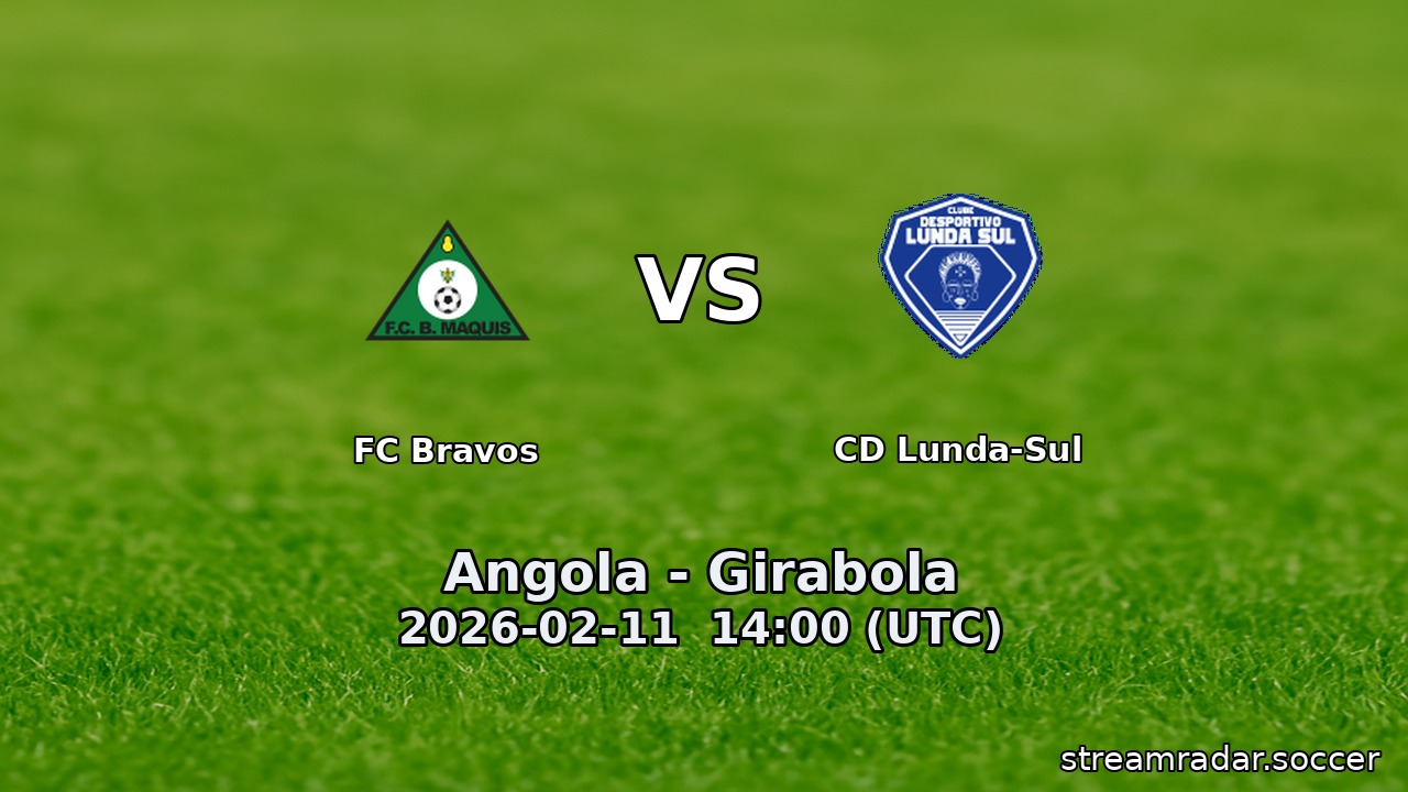 FC Bravos vs CD Lunda-Sul