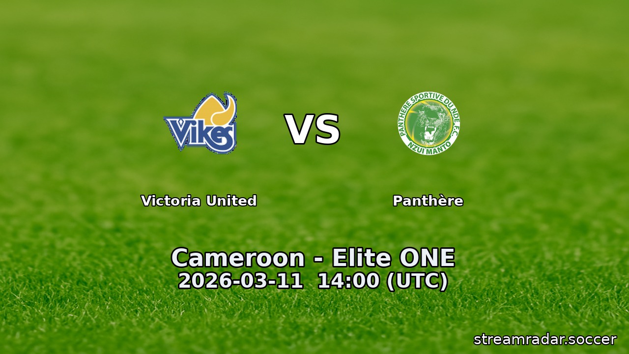 Victoria United vs Panthère
