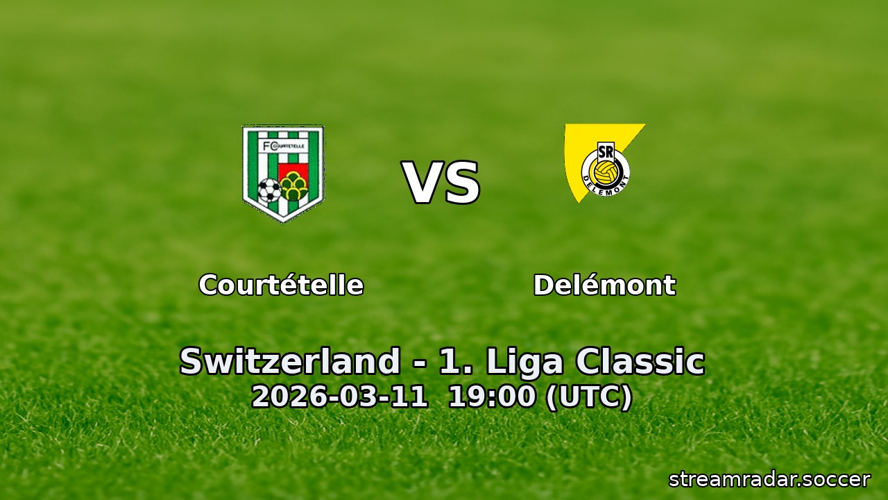 Courtételle vs Delémont