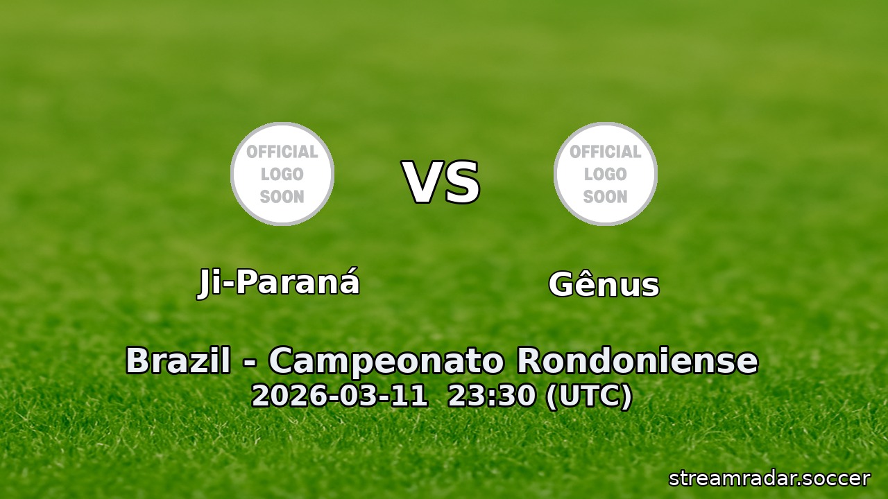 Ji-Paraná vs Gênus