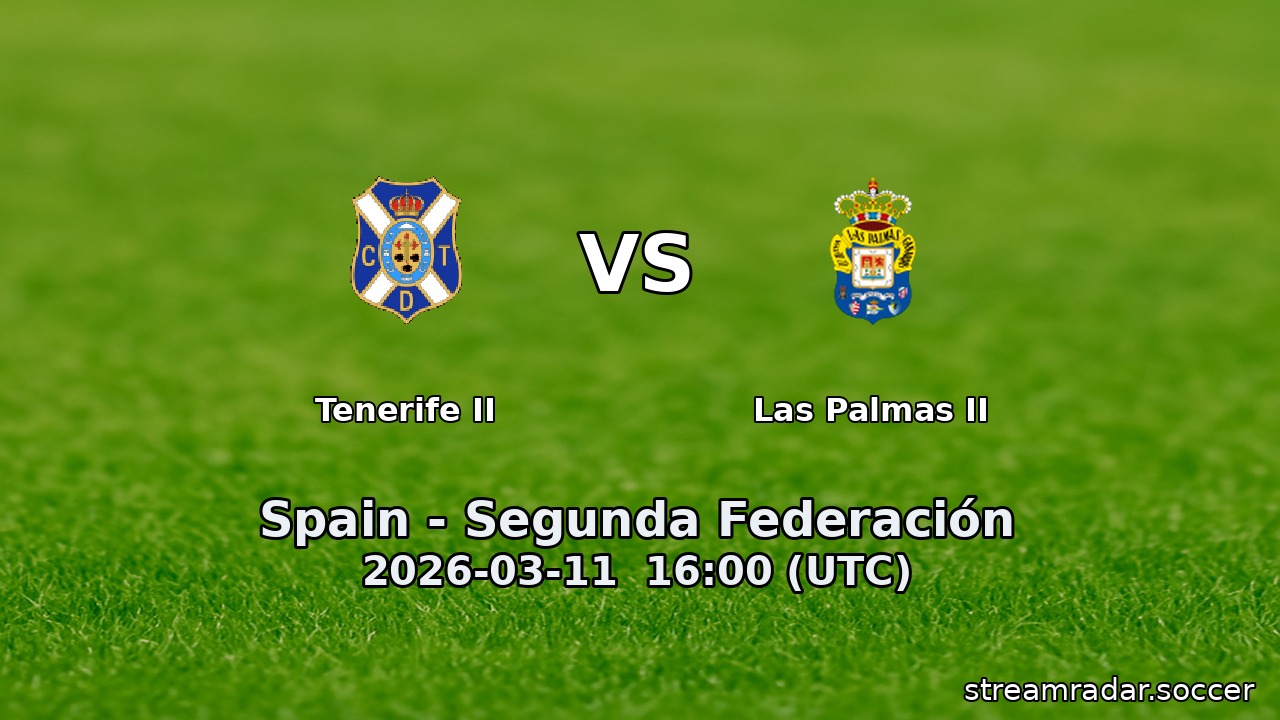 Tenerife II vs Las Palmas II