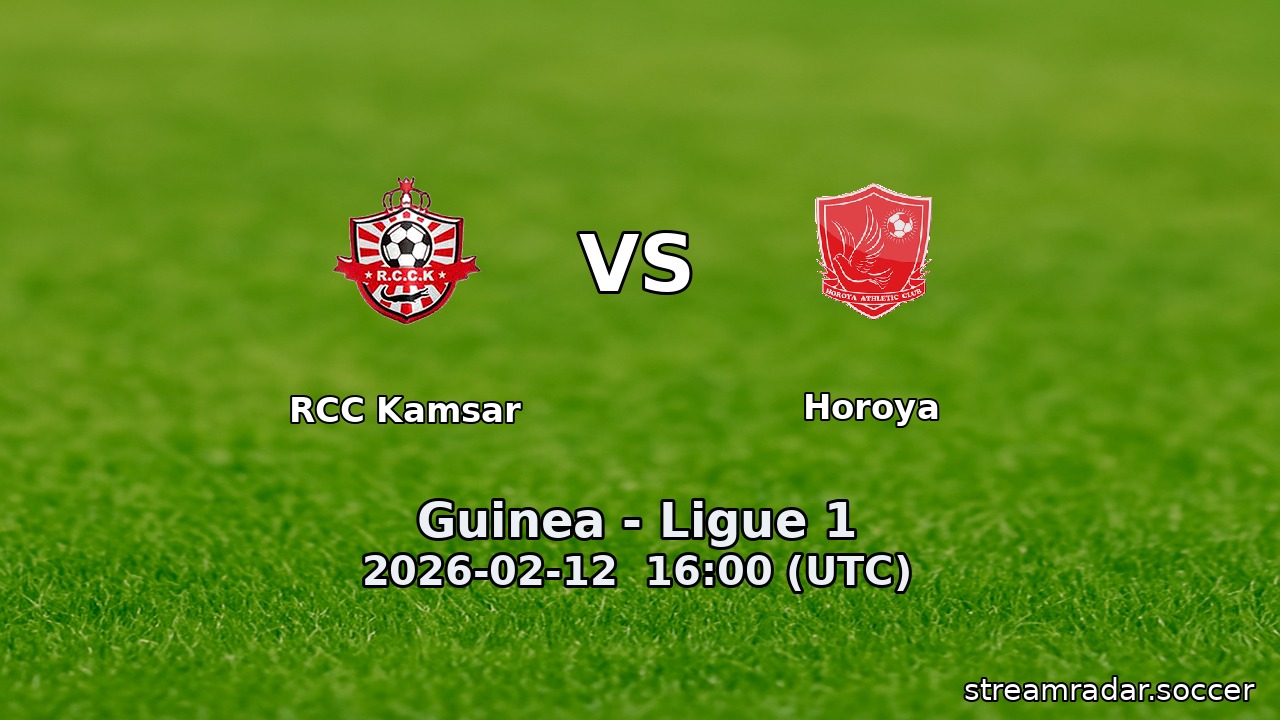 RCC Kamsar vs Horoya