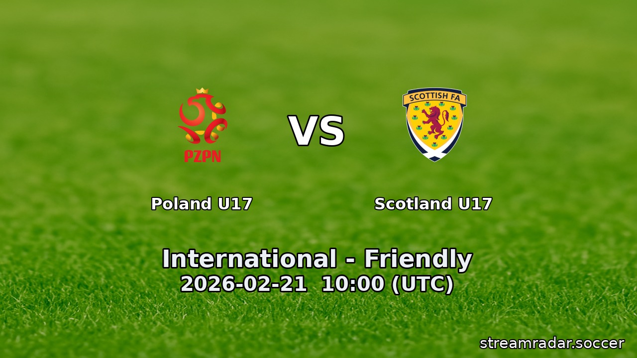 Poland U17 vs Scotland U17