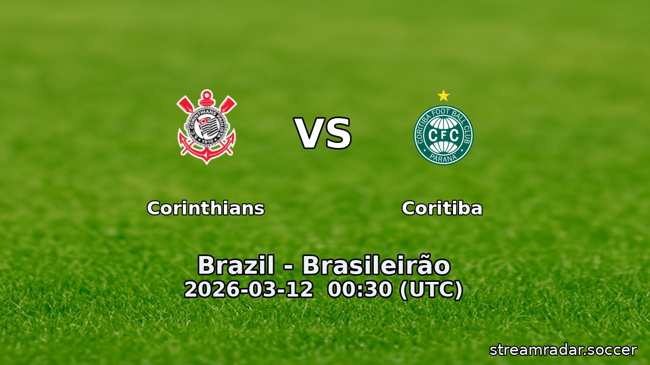 Corinthians vs Coritiba