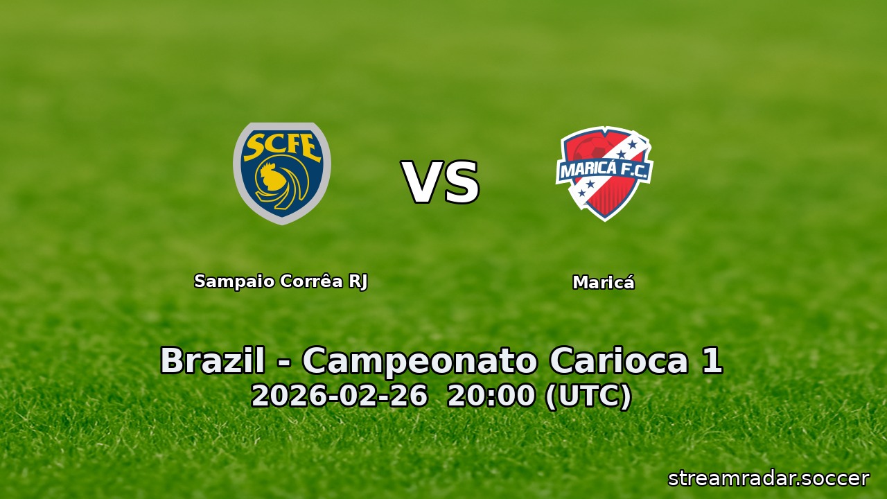 Sampaio Corrêa RJ vs Maricá