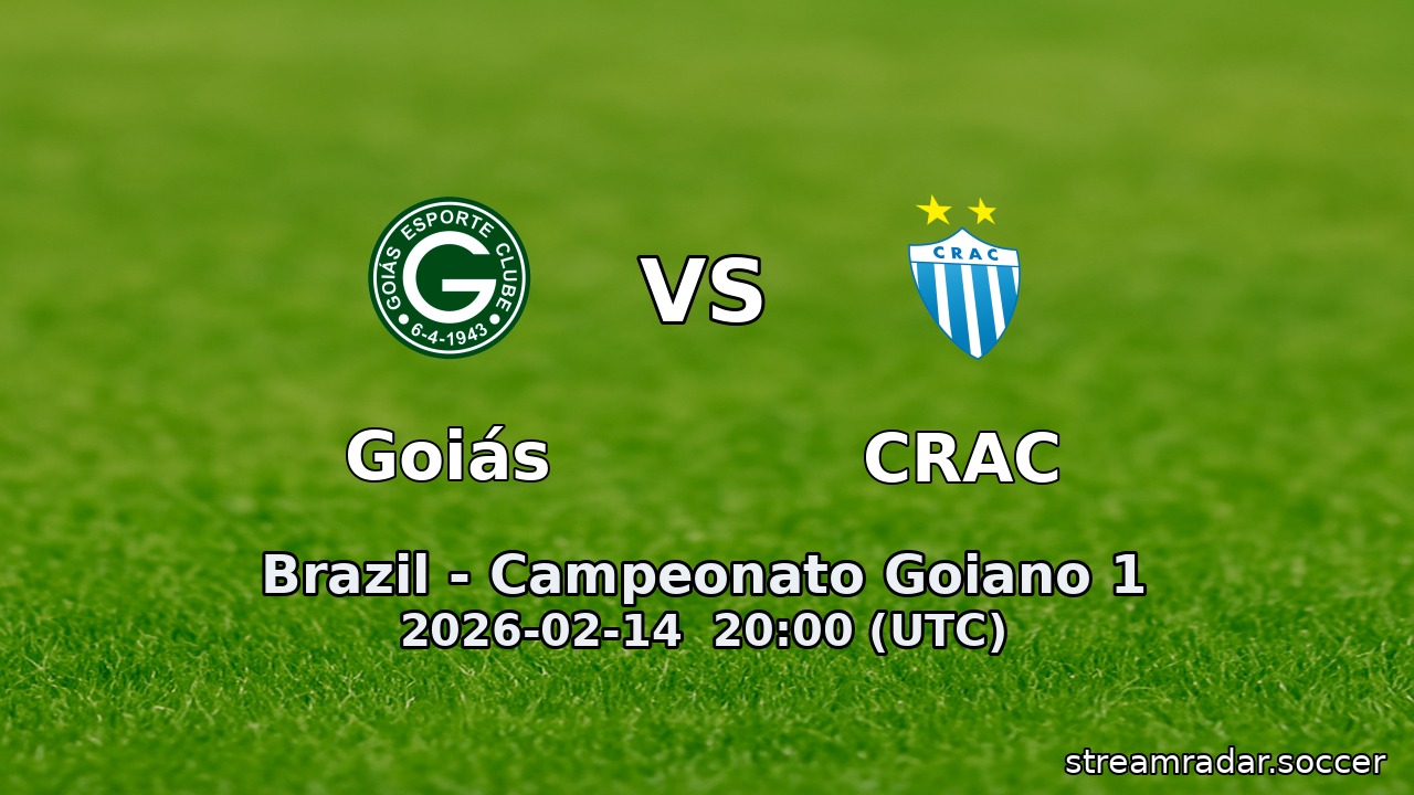 Goiás vs CRAC