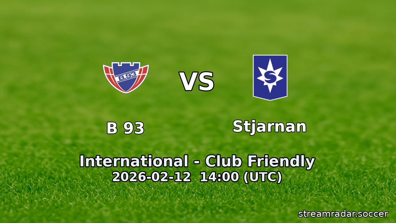 B 93 vs Stjarnan