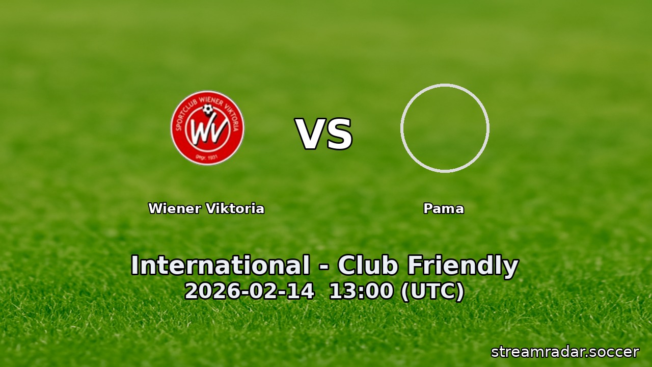 Wiener Viktoria vs Pama