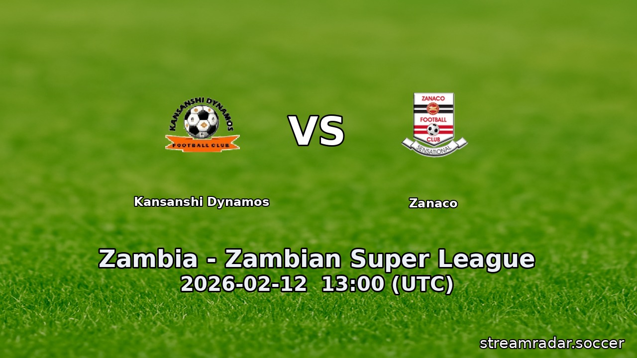 Kansanshi Dynamos vs Zanaco