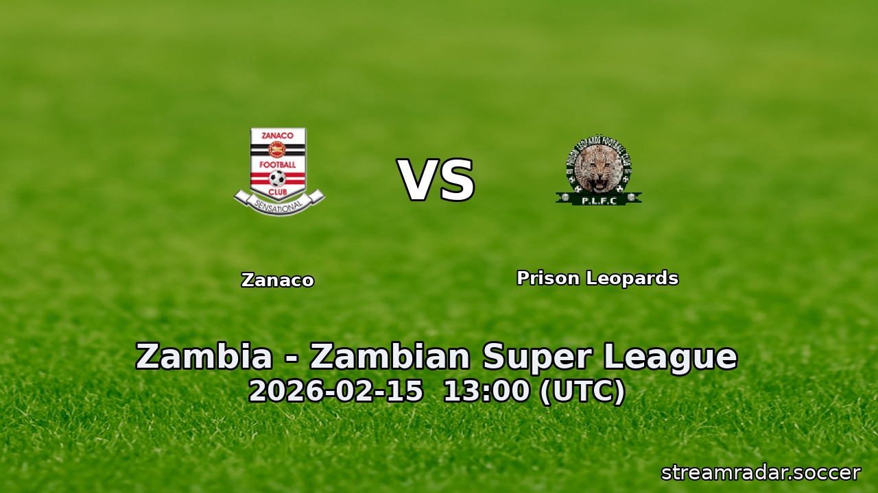 Zanaco vs Prison Leopards