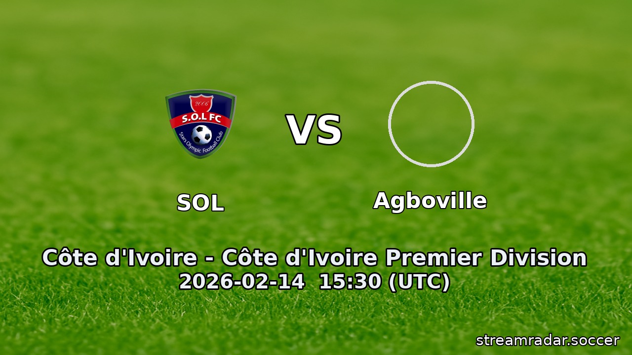 SOL vs Agboville