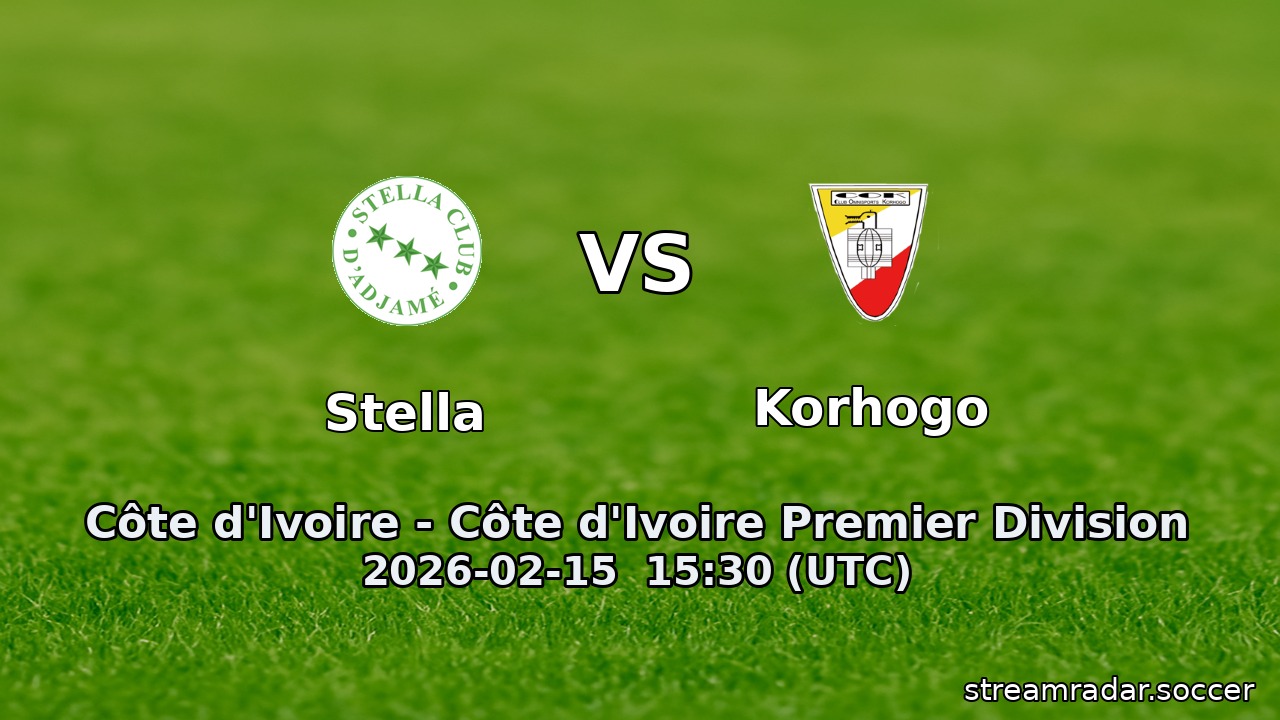Stella vs Korhogo