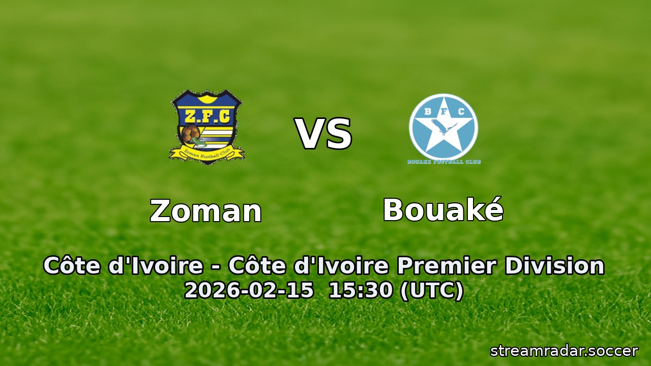 Zoman vs Bouaké