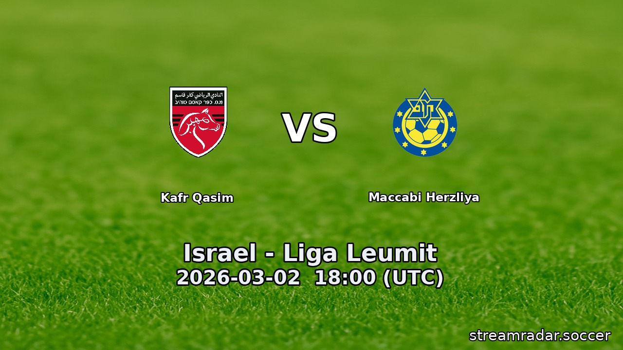 Kafr Qasim vs Maccabi Herzliya