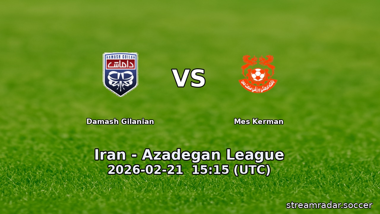 Damash Gilanian vs Mes Kerman