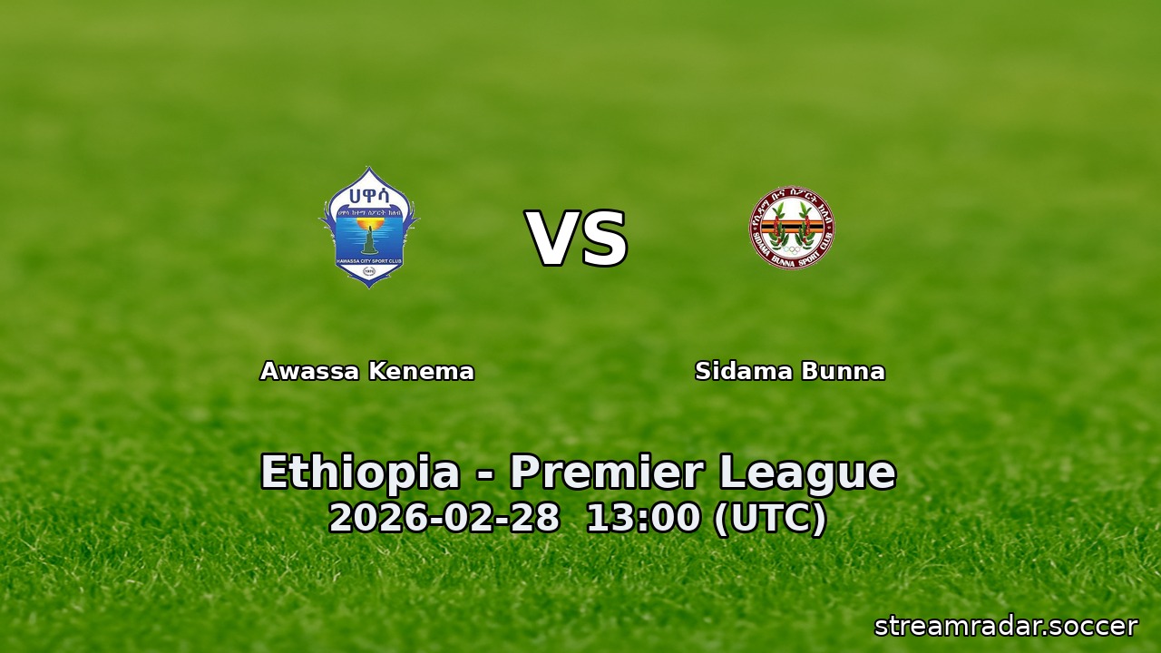 Awassa Kenema vs Sidama Bunna