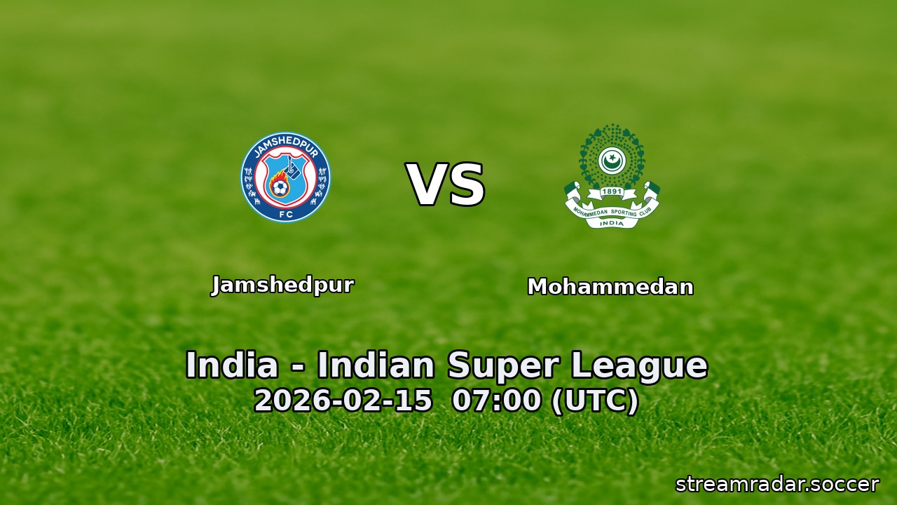Jamshedpur vs Mohammedan