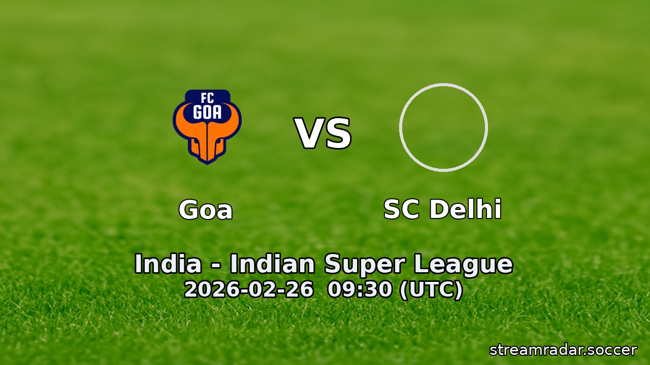 Goa vs SC Delhi