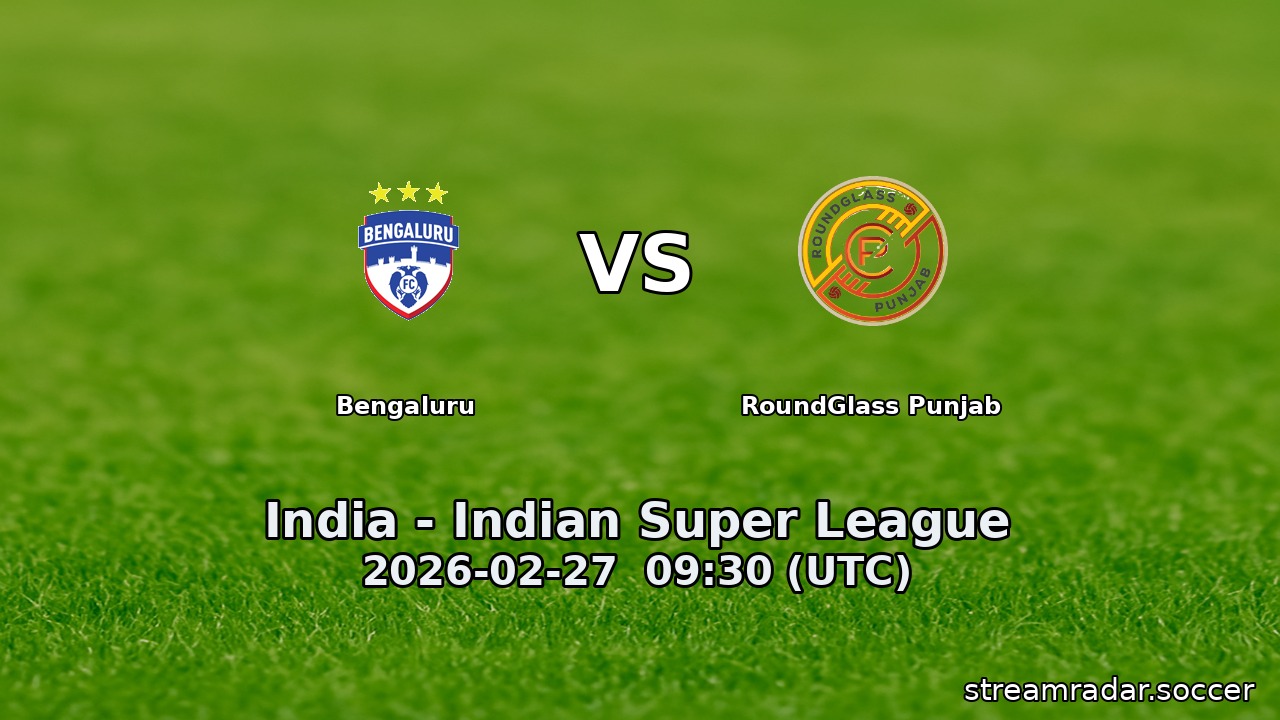 Bengaluru vs RoundGlass Punjab