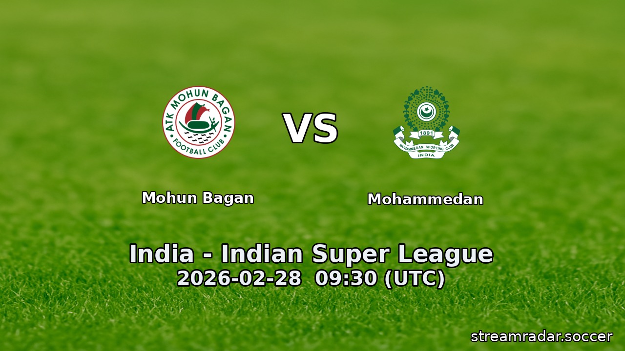 Mohun Bagan vs Mohammedan