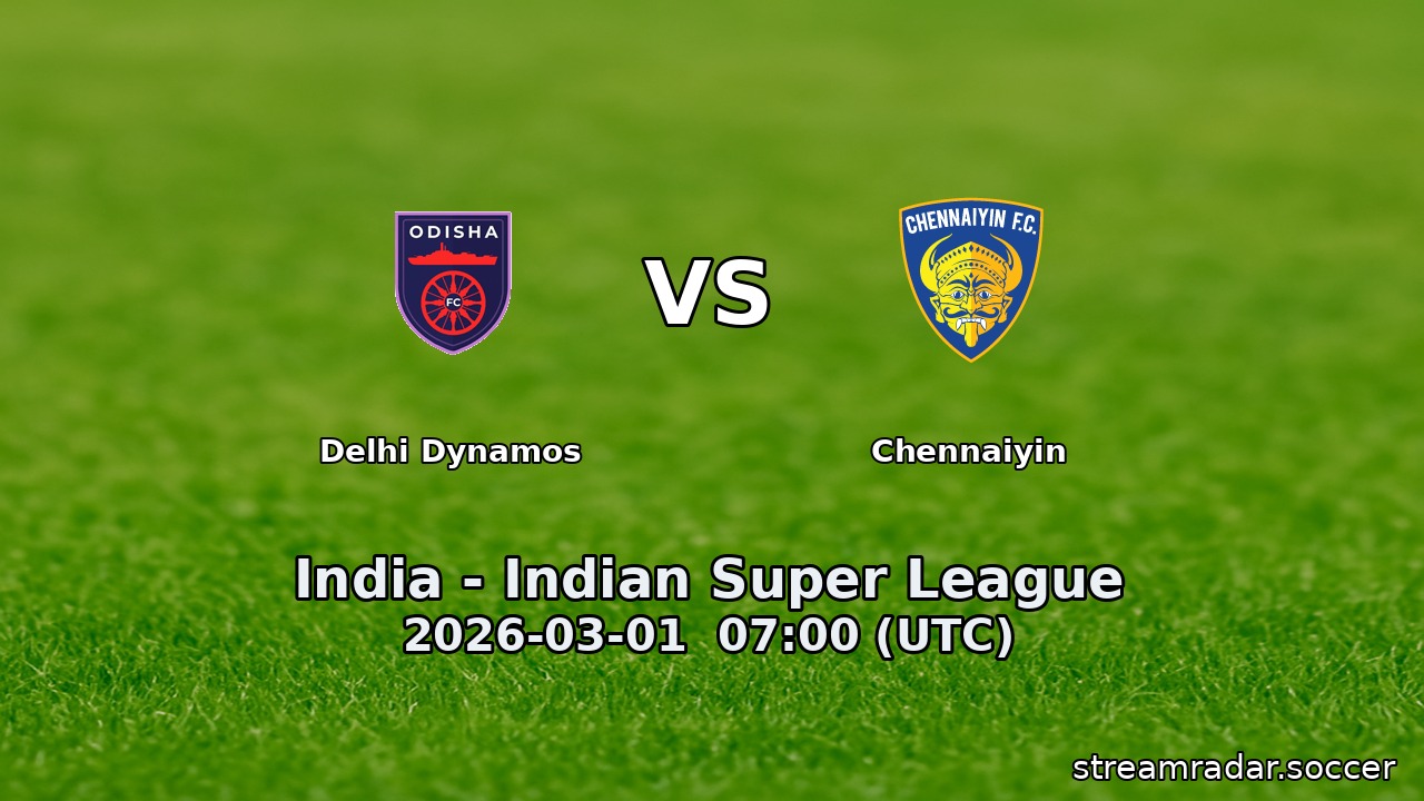 Delhi Dynamos vs Chennaiyin