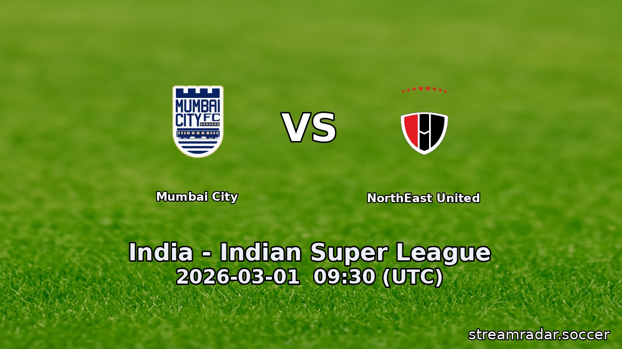 Mumbai City vs NorthEast United