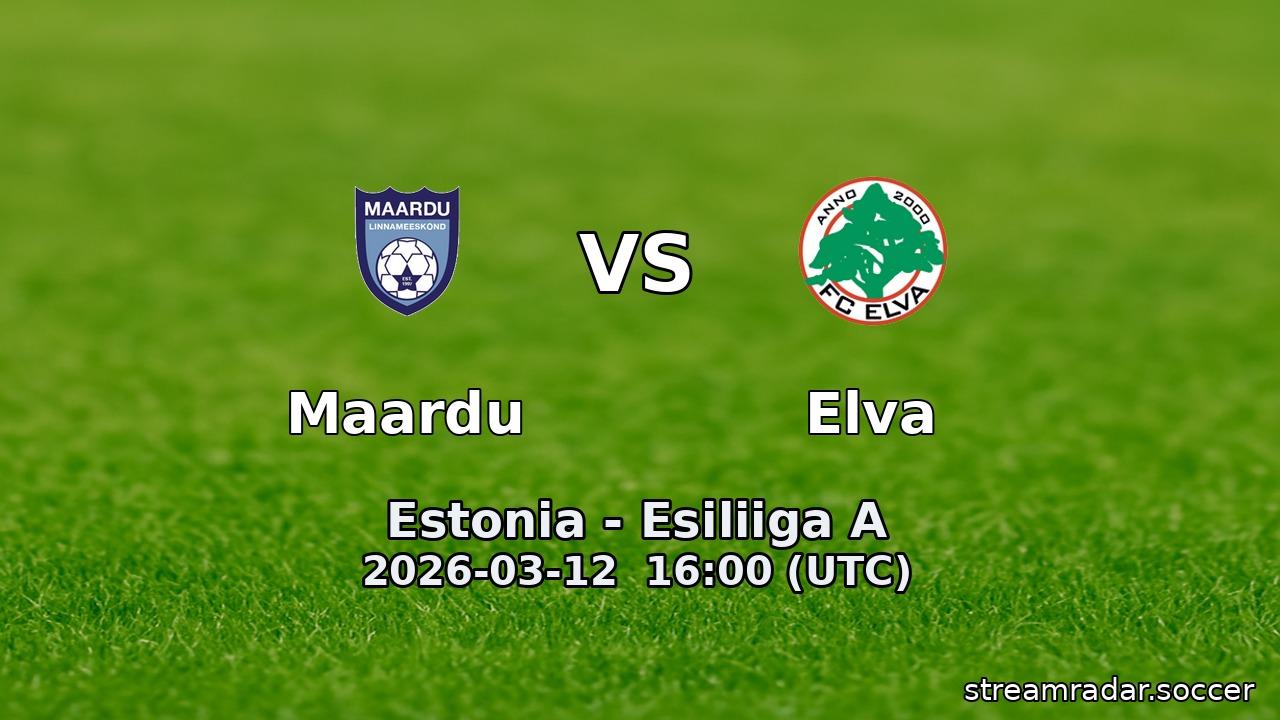 Maardu vs Elva