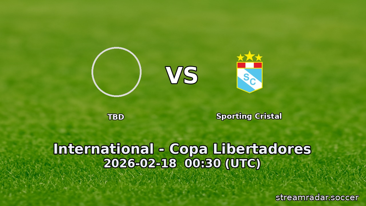 TBD vs Sporting Cristal