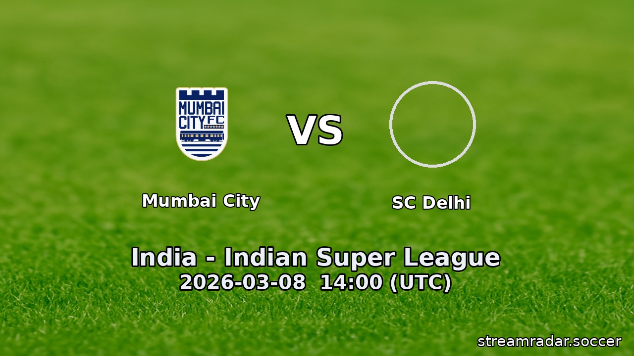 Mumbai City vs SC Delhi