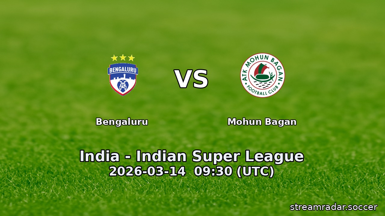 Bengaluru vs Mohun Bagan