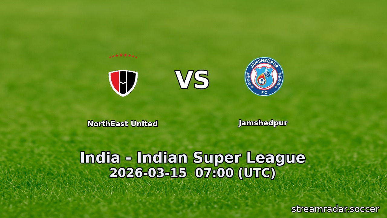 NorthEast United vs Jamshedpur