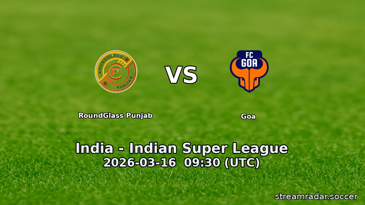 RoundGlass Punjab vs Goa