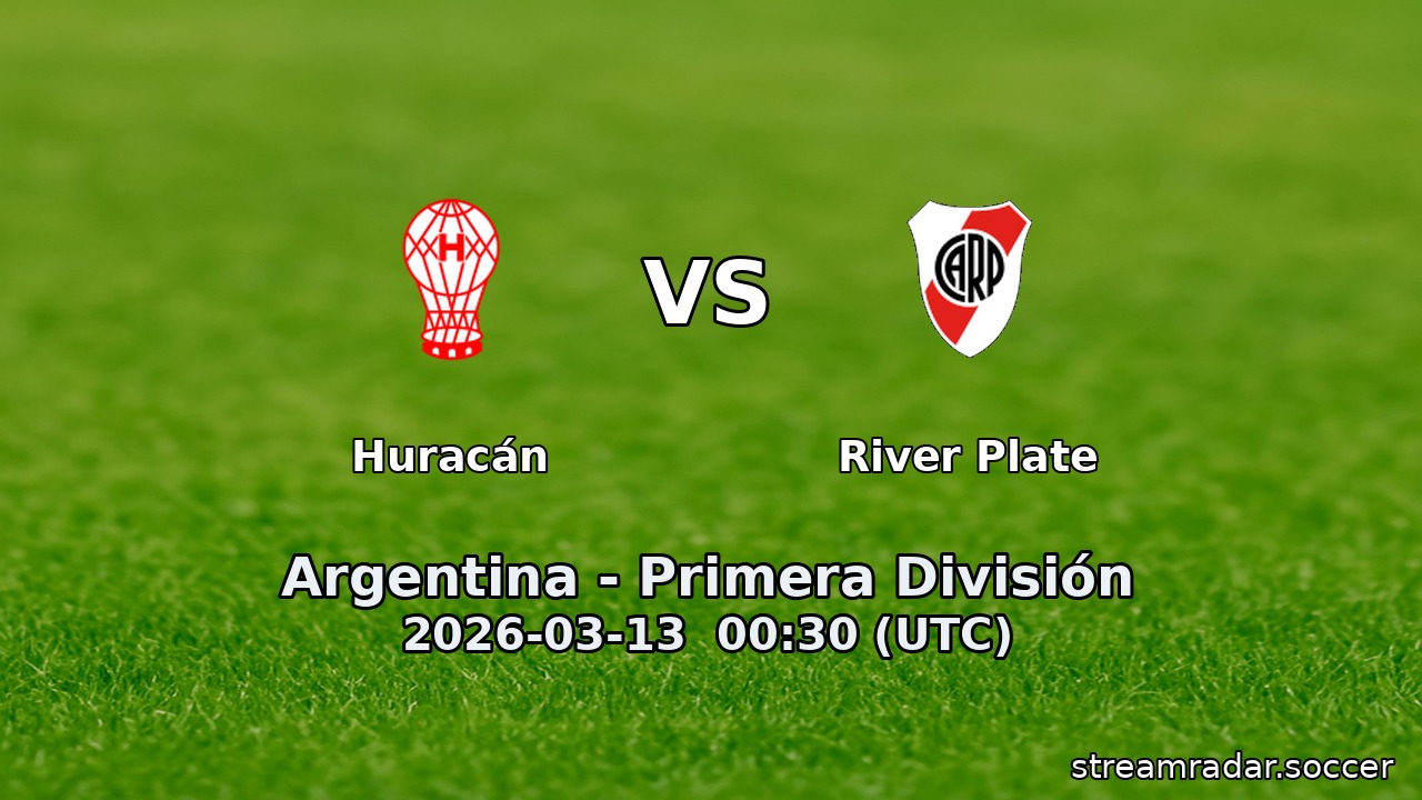Huracán vs River Plate