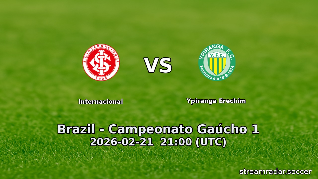 Internacional vs Ypiranga Erechim