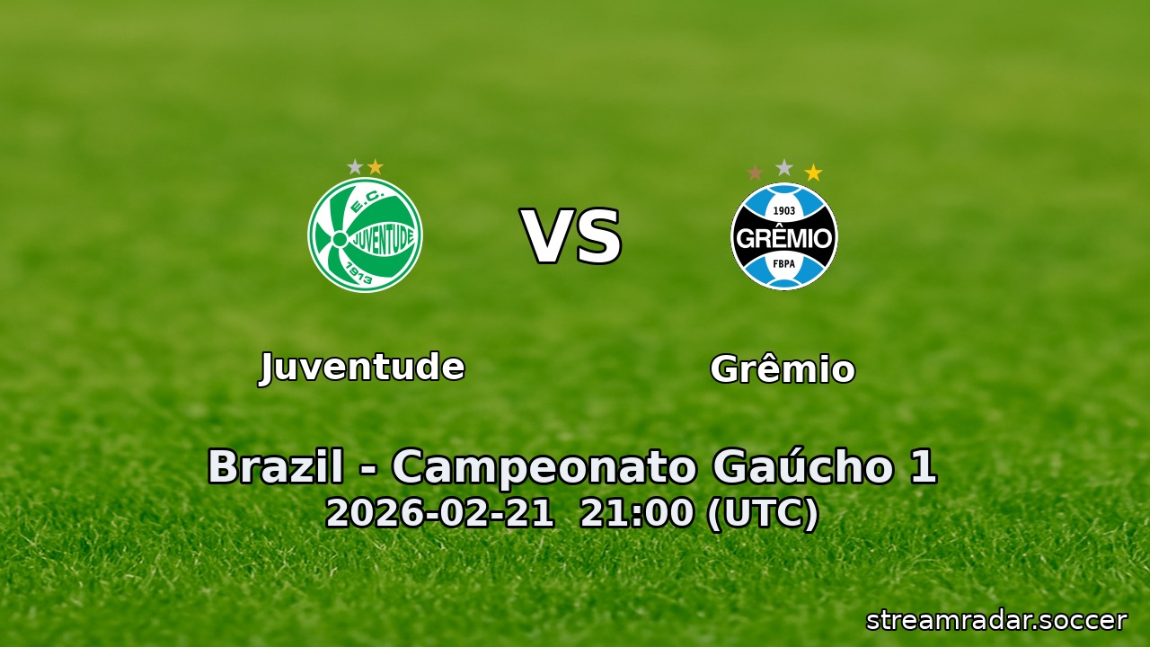Juventude vs Grêmio