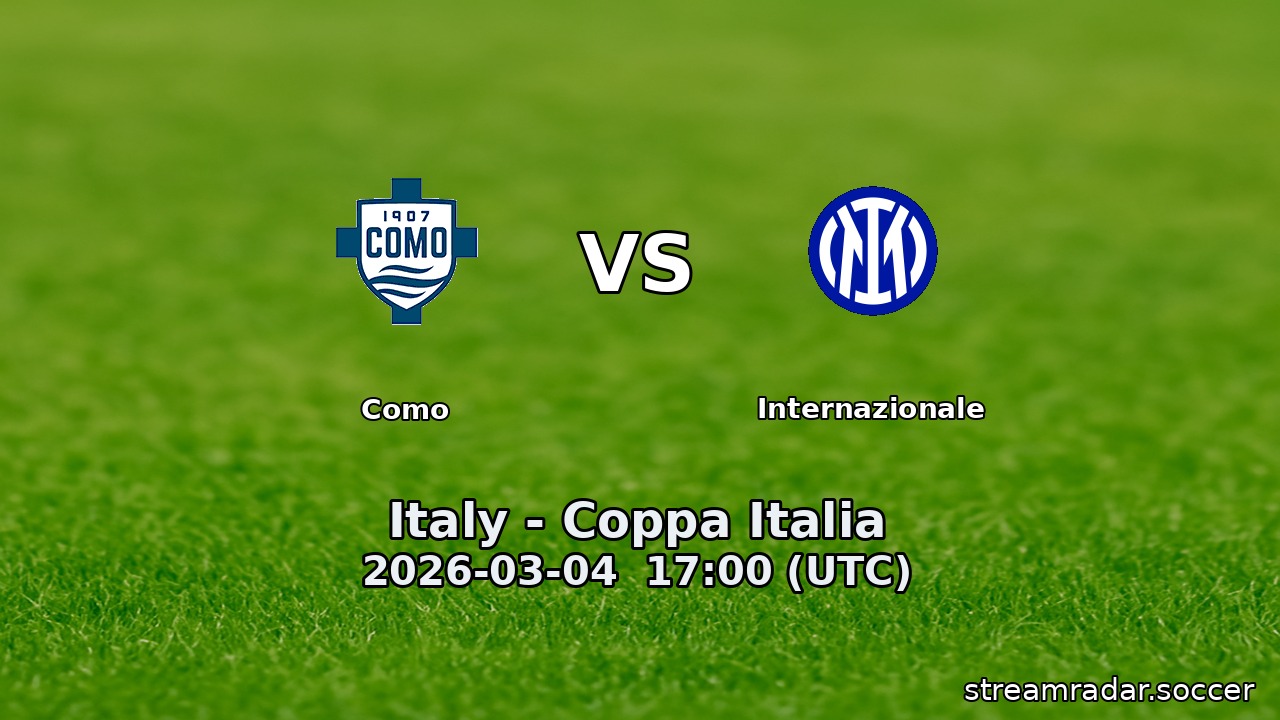Como vs Internazionale
